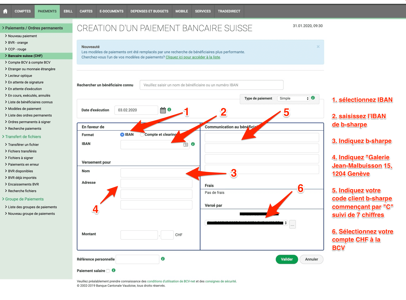 BCV-paiement-bancaire-simple Cette photo est la propriété de la BCV
