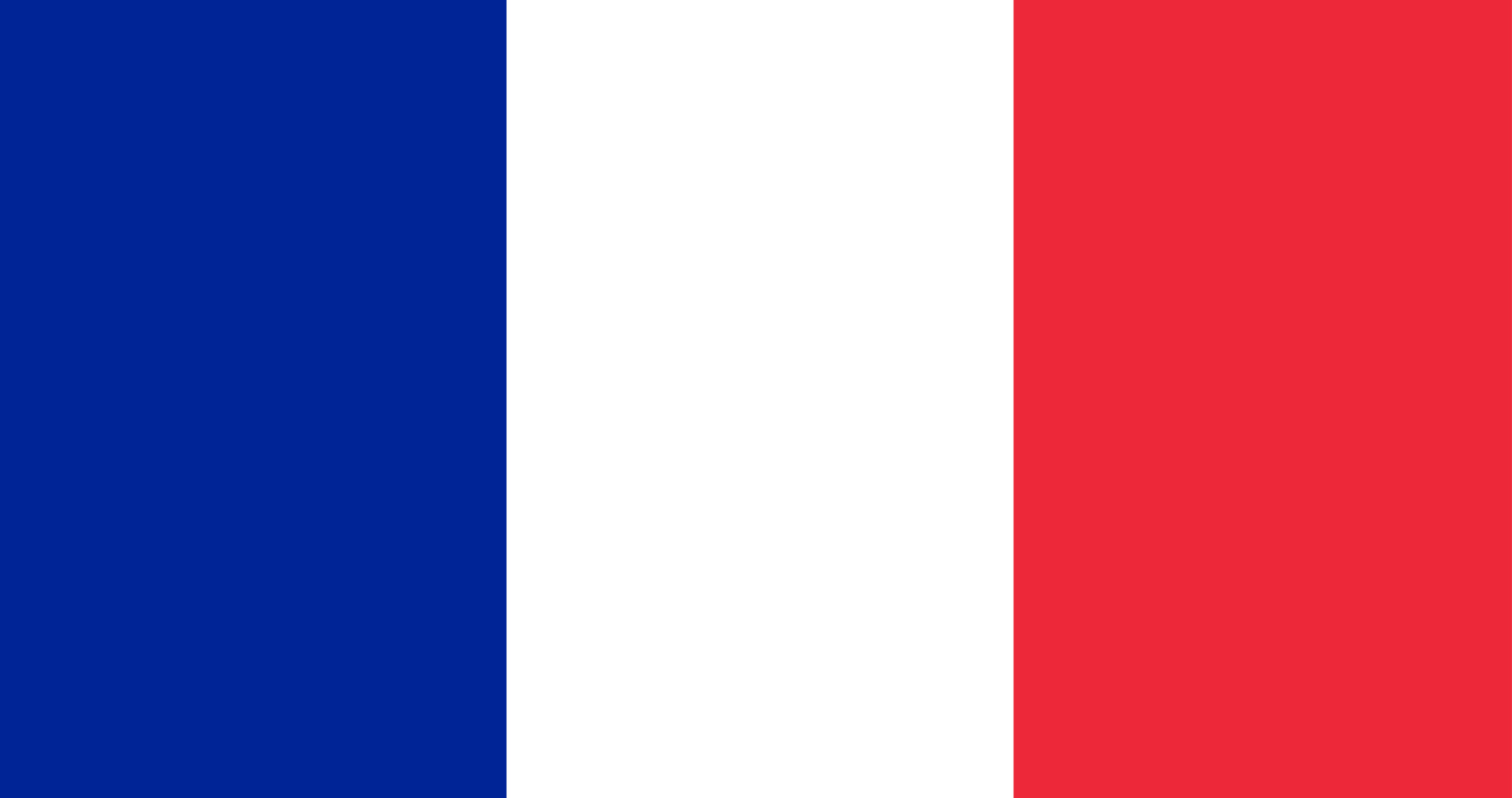 Basic RGB Illustration of France flag
