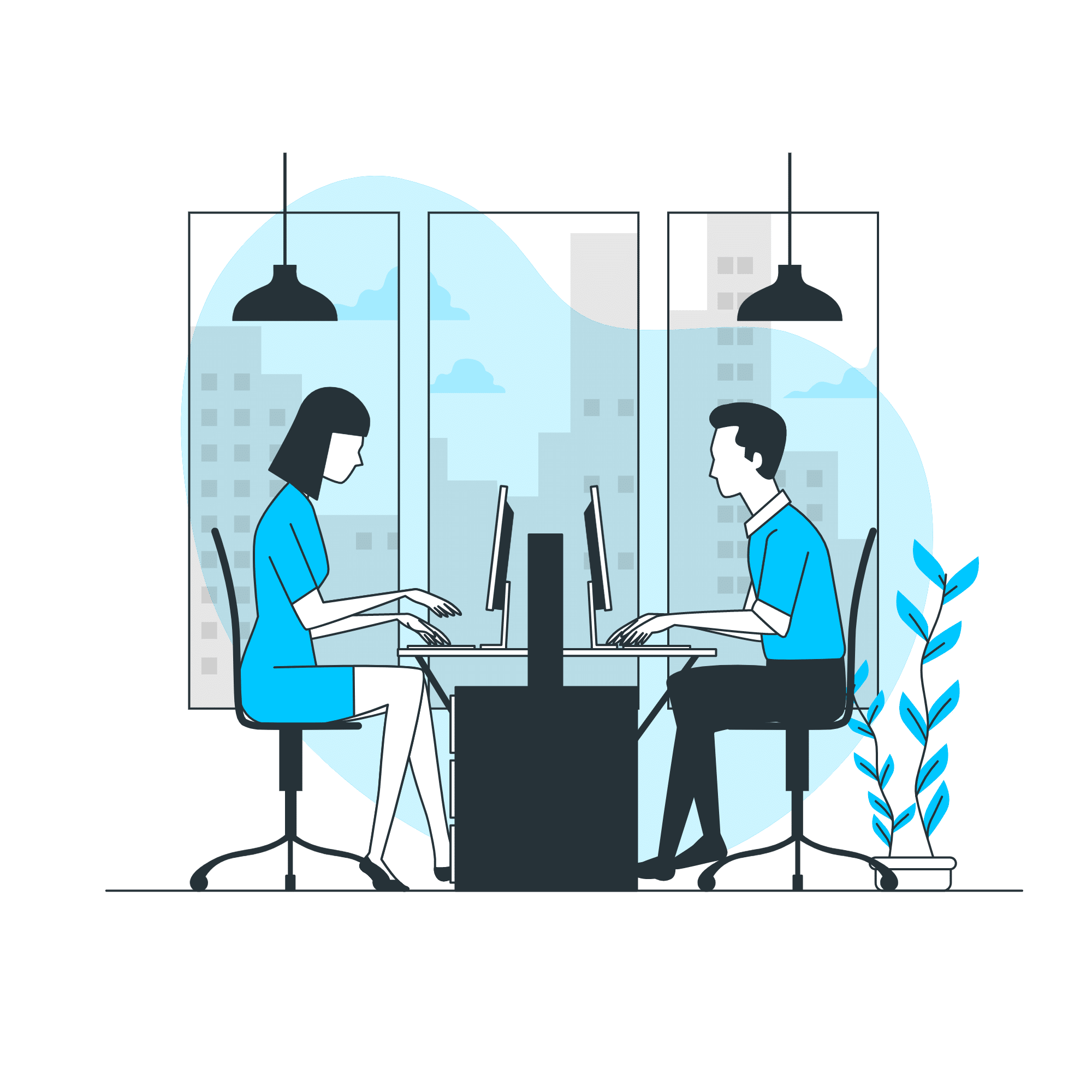 At the office-bro At the office-bro